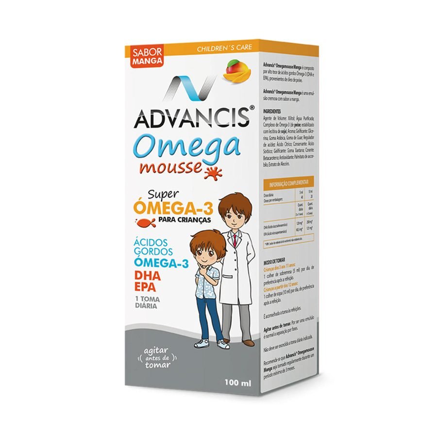 Advancis Omega Mousse Emulsão Oral Criança Manga 200ml